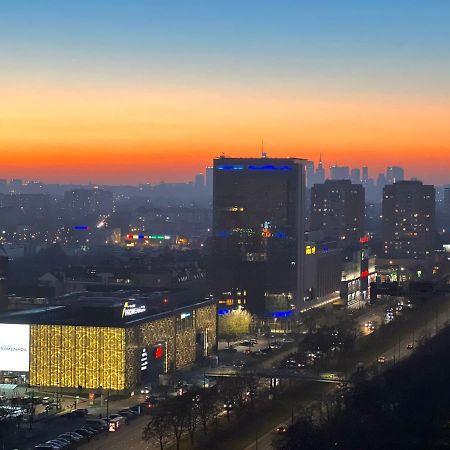 Apartament Skyscrapper Z Widokiem Na Panorame Warszawy Varsavia Esterno foto