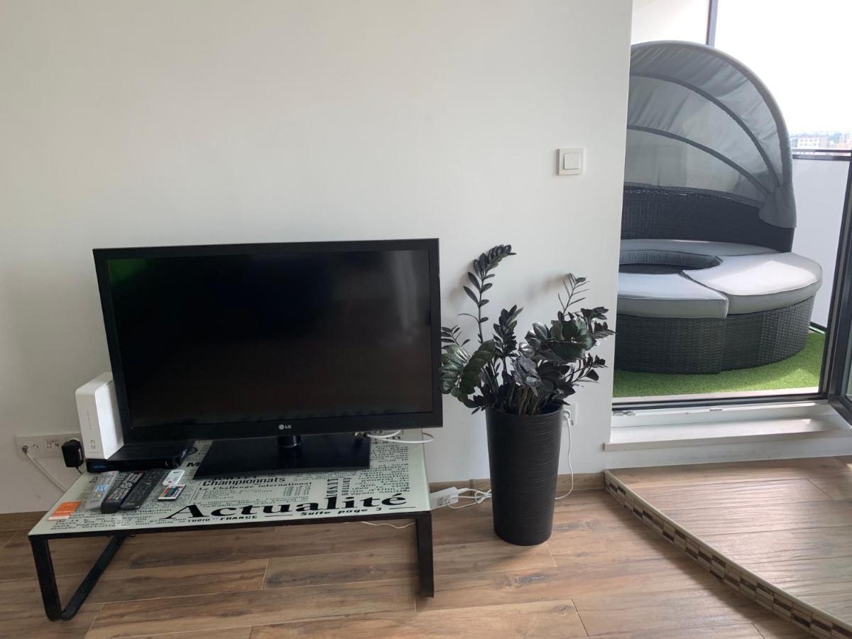 Apartament Skyscrapper Z Widokiem Na Panorame Warszawy Varsavia Esterno foto